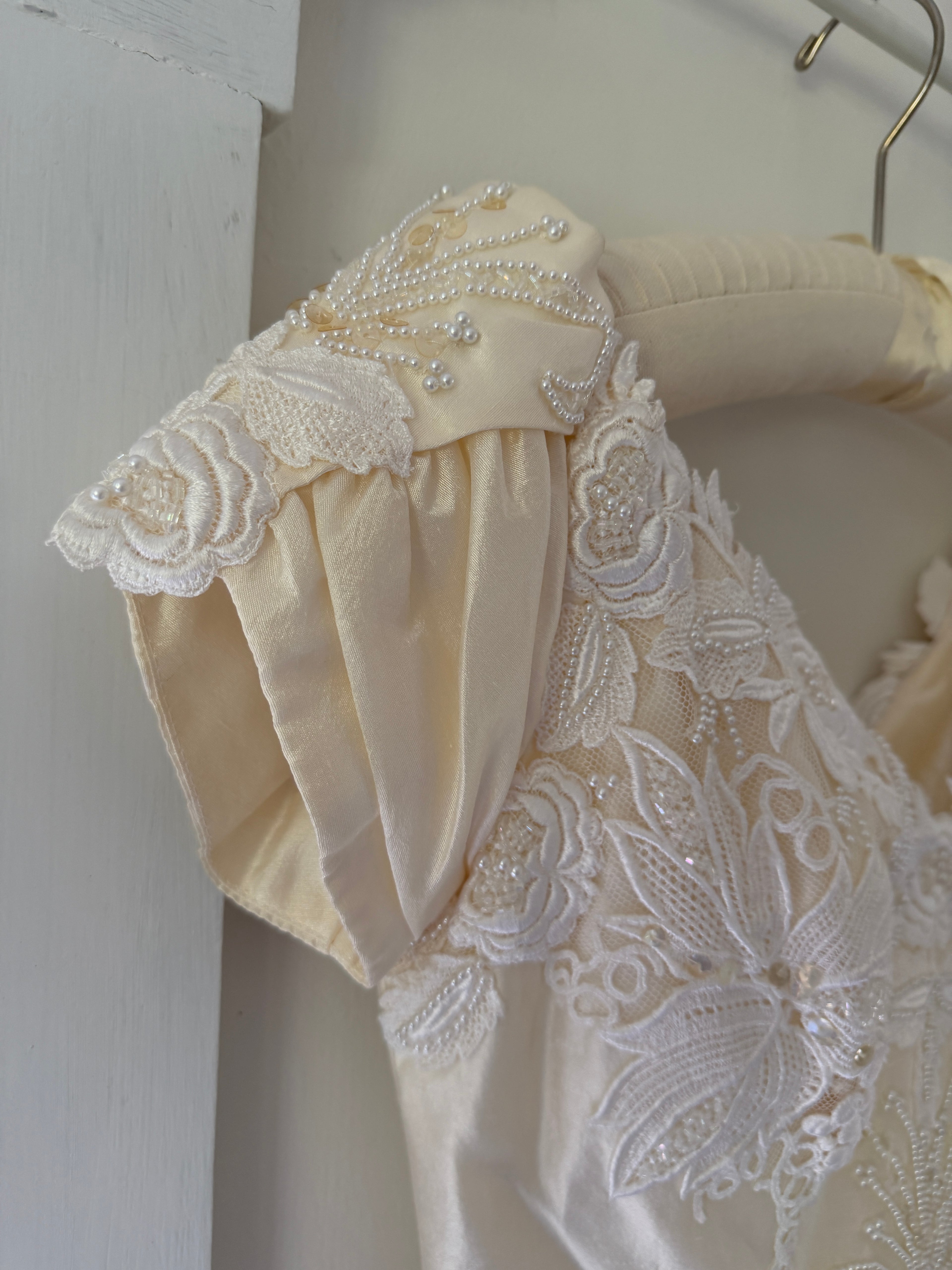 Vintage 80s House of Bianchi Silk Dupioni Mini Dress