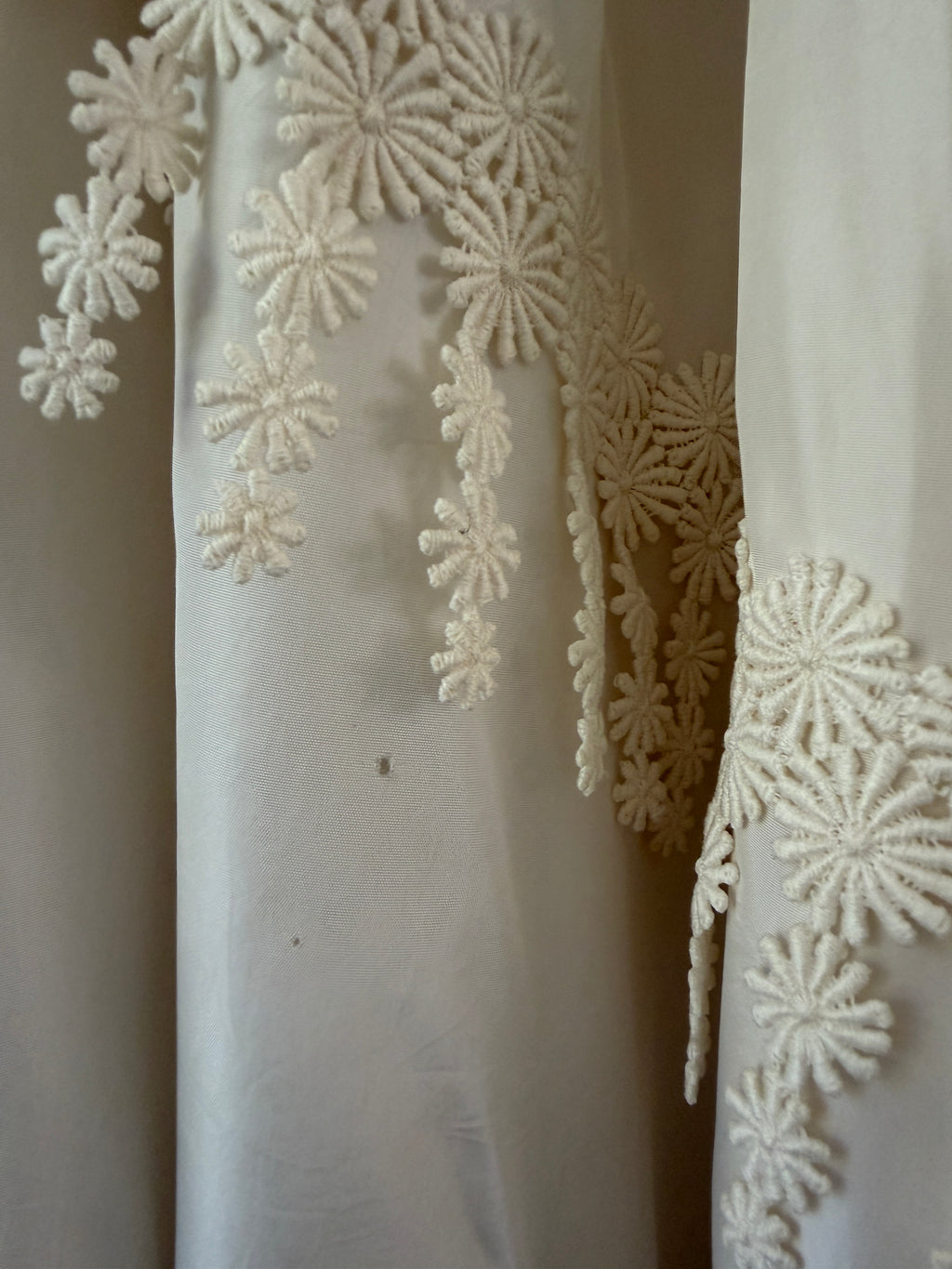 Vintage 40s Cahill Of Beverly Hills Couture Wedding Dress With Guipure Lace