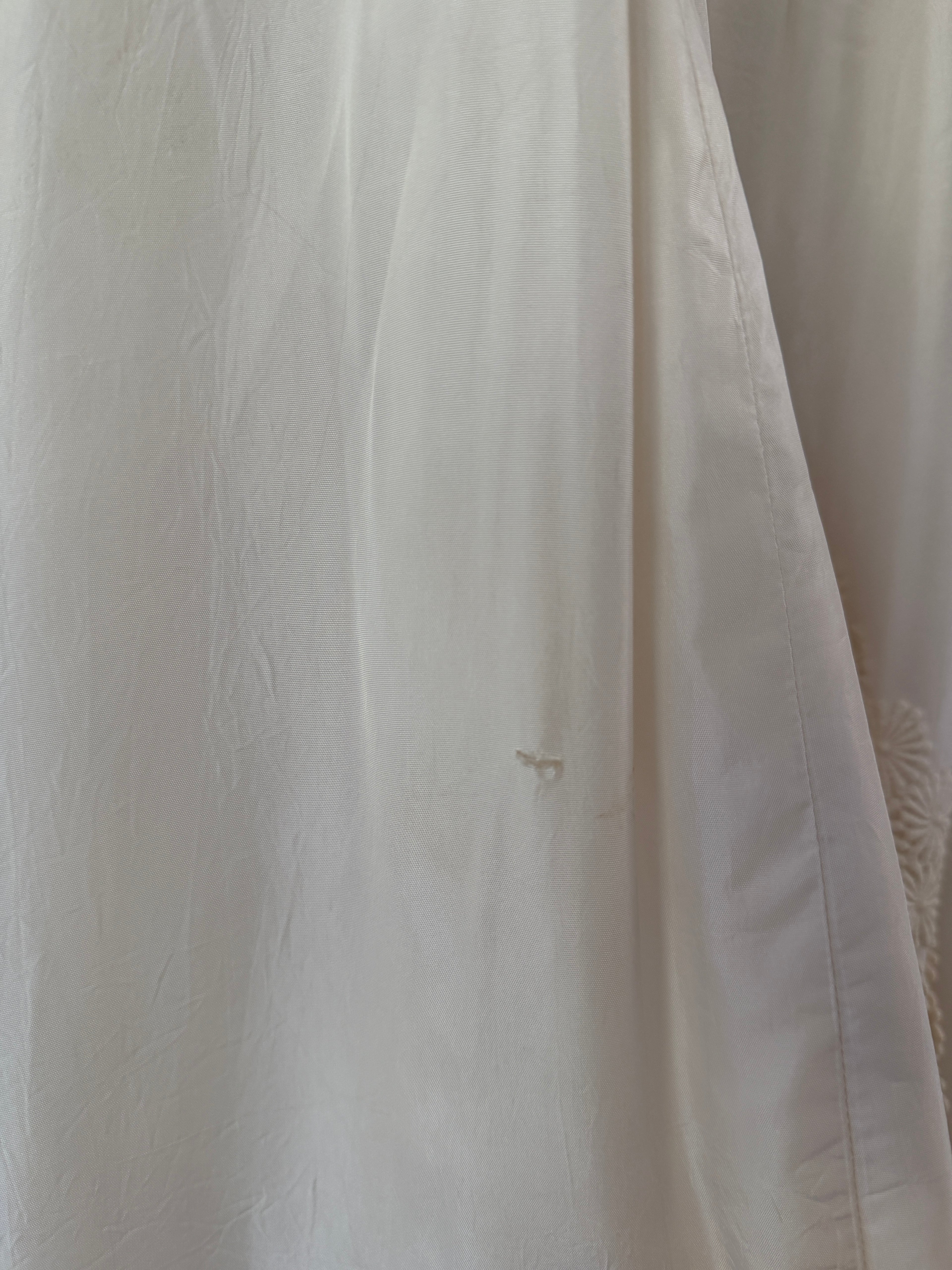 Vintage 40s Cahill Of Beverly Hills Couture Wedding Dress With Guipure Lace