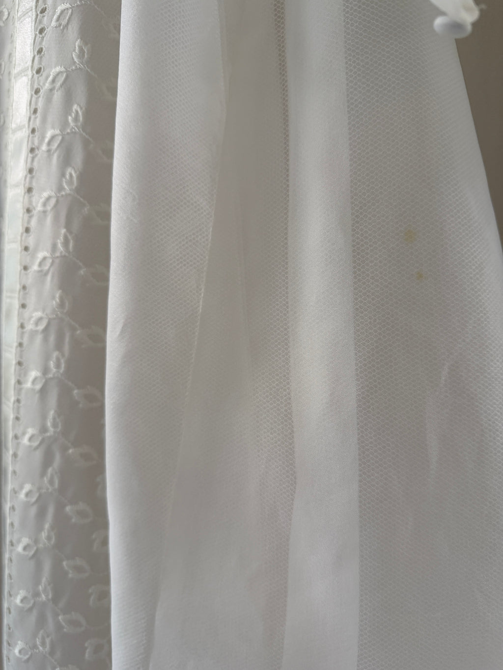 Vintage 60s Alfred Angelo Original Empire Waist Broderie Anglaise Wedding Gown